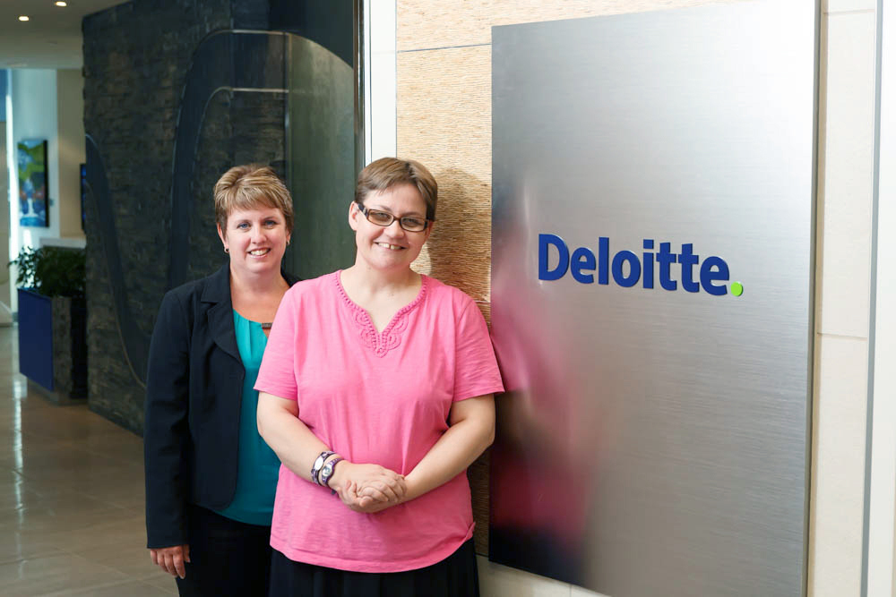 Commercial photography at Deloitte in Calgary